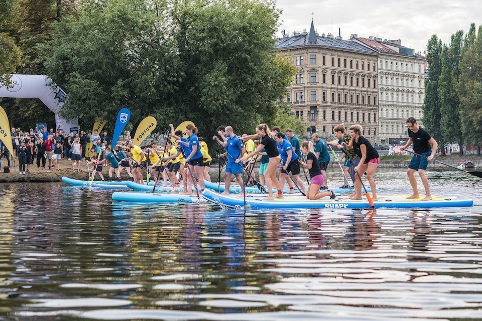 Plavecký závod Prague city swim