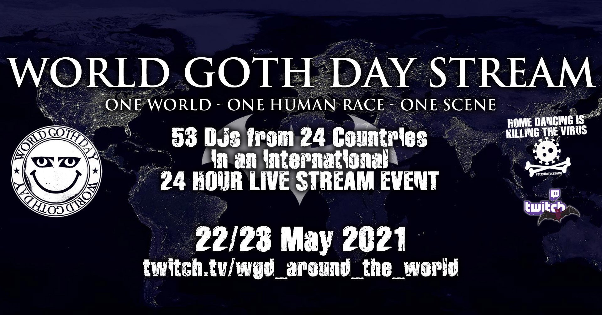 World Goth Day Stream 2021 Prague EVENTLAND Events, Things to do