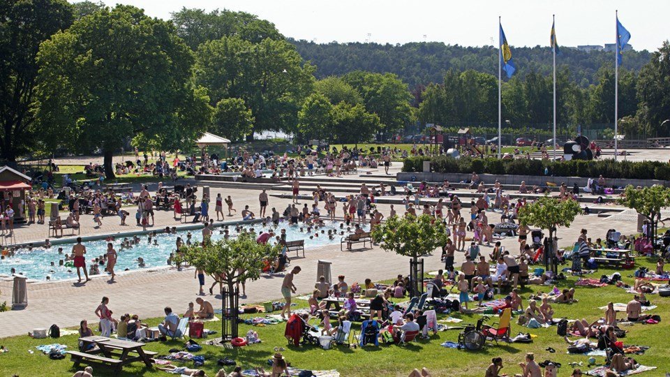 Eriksdalsbadet's Outdoor Pools
