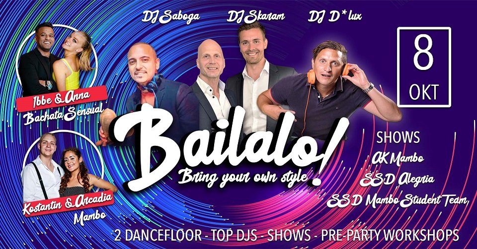 Bailalo Salsa/Mambo & Bachata Party
