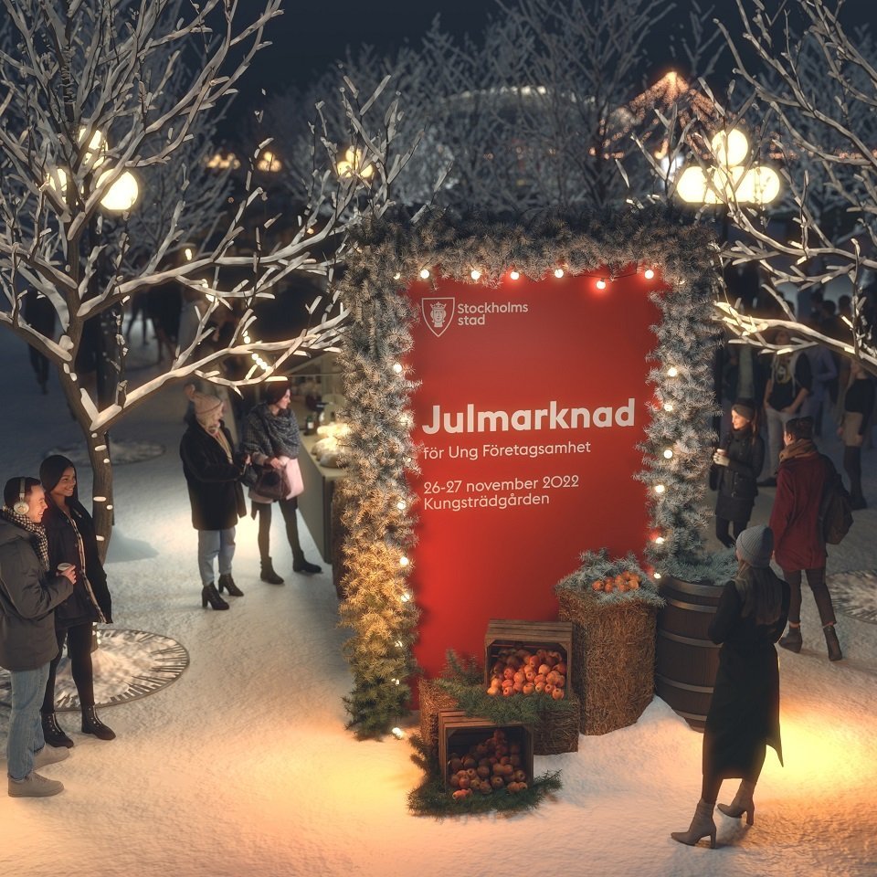 Julmarknad i Kungsträdgården