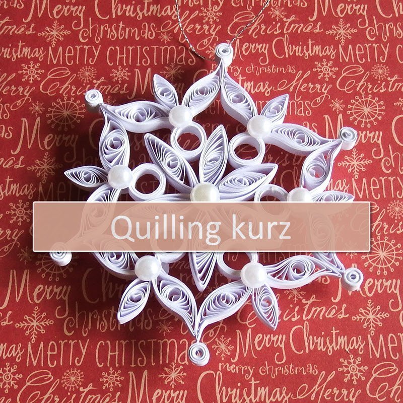 Quilling - how to make Christmas decorations